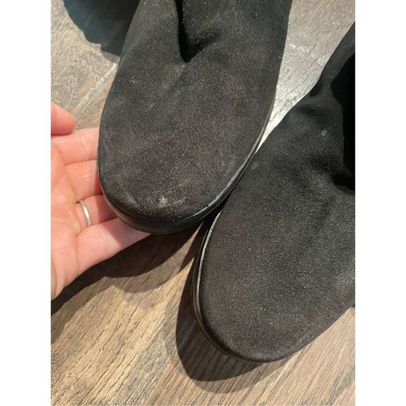 Stuart Weitzman Flat Suede Flat Boots - Picture 6 of 6